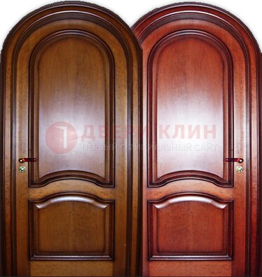 Входная арочная дверь МДФ внутри ДА-5 для сельского дома в Куровском