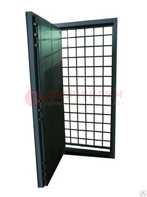 Темная стальная бронированная дверь с нитроэмалью ДБ-4 в Фрязино