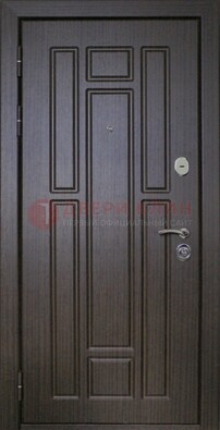 Одностворчатая входная дверь с накладкой МДФ ДМ-131 в Куровском