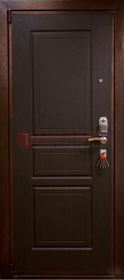 Современная стальная дверь с МДФ ДМ-158 в Куровском