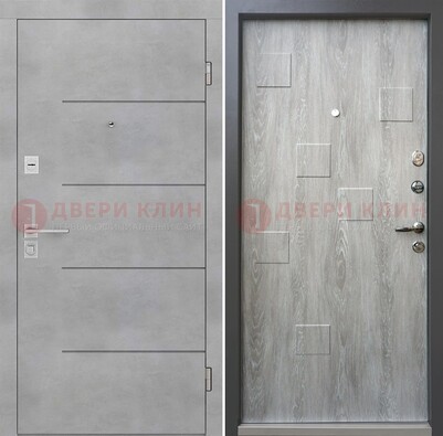 Входная дверь c МДФ Темный орех ДМ-258 в Куровском