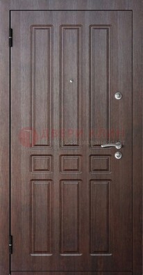 Простая металлическая дверь с МДФ МД-44 в Куровском