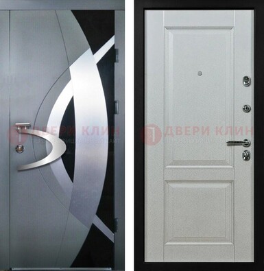 Квартирная стальная дверь с разными МДФ ДМ-509 в Шатуре