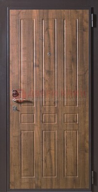 Прочная металлическая дверь с МДФ ДМ-68 в Куровском