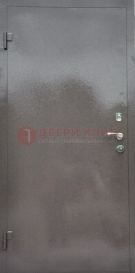 Серая входная дверь с нитроэмалью ДН-3 в Куровском