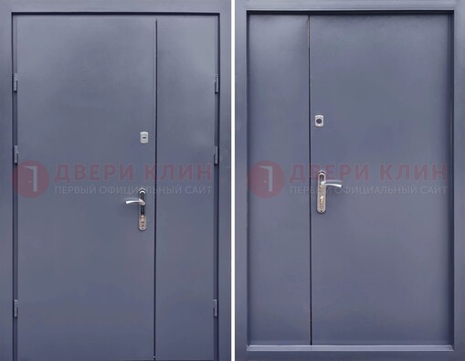 Входная дверь с порошковым напылением и МДФ Белый дуб ДП-213 в Куровском
