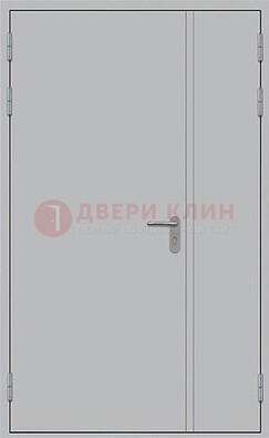 Белая противопожарная двупольная дверь ДПМ-02/30 в Белгороде