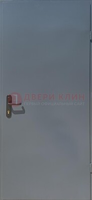 Серая противопожарная дверь ДПП-18 в Куровском