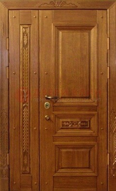 Распашная металлическая парадная дверь ДПР-62 в Куровском