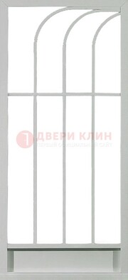 Современная железная решетчатая дверь ДР-39 в Куровском