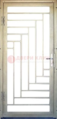 Железная решетчатая дверь с узором ДР-41 в Куровском