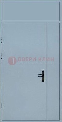 Белая тамбурная дверь ДТМ-13 в Куровском