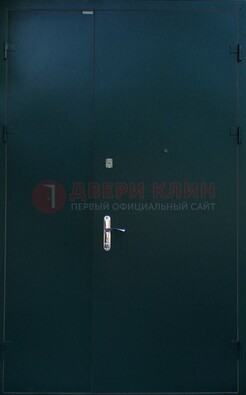 Черная тамбурная дверь ДТМ-36 в Куровском